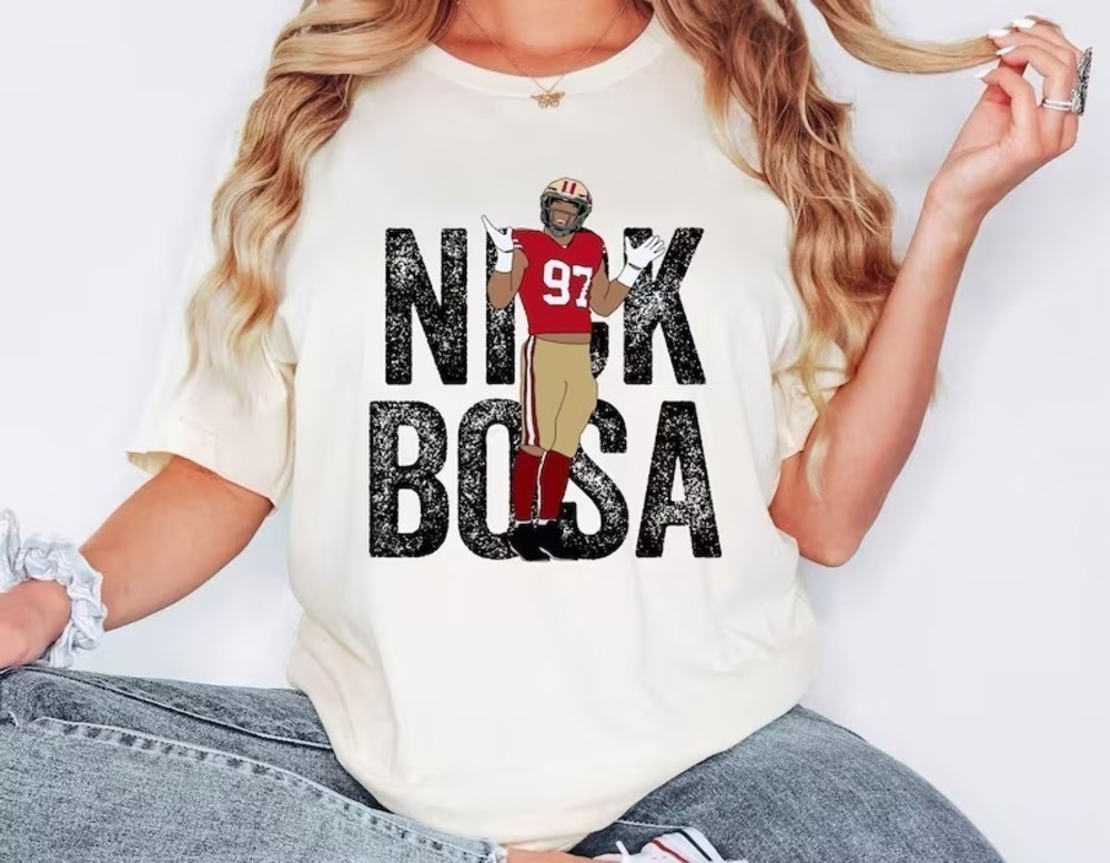 Nick Bosa Shirt Bosa 97 SF Football San Francisco Unisex Softstyle Tee